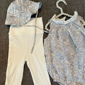 Jacadi baby girl set 6 months